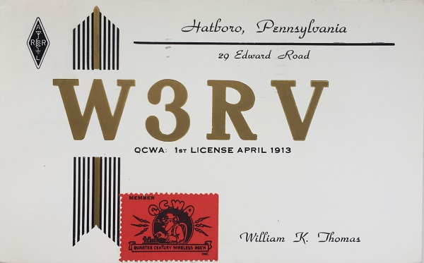 W3RV - William K. Thomas