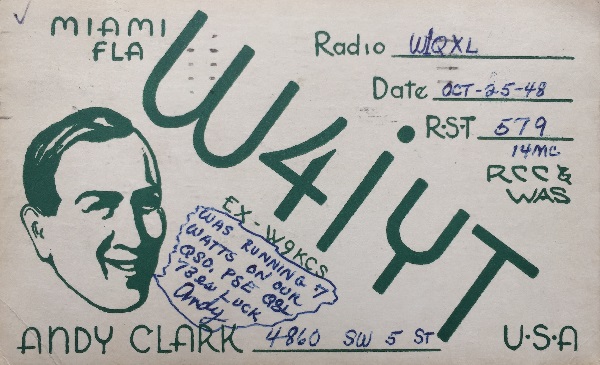 W4IYT - Andrew C. 'Andy' Clark W4IYT - Andrew C. 'Andy' Clark