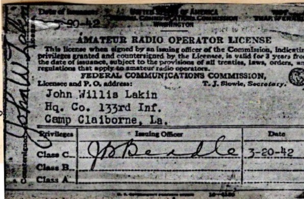 W4MMW - John W. Lakin W4MMW - John W. Lakin