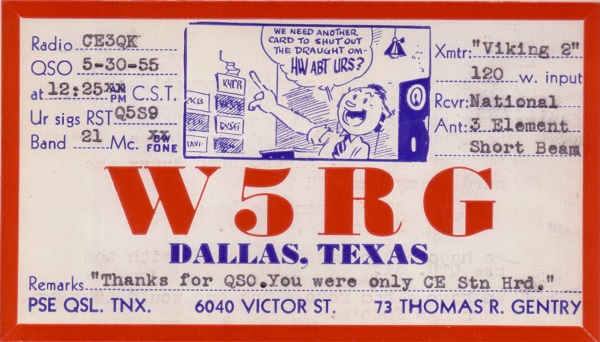 W5RG - Thomas R. 'Tom' Gentry W5RG - Thomas R. 'Tom' Gentry