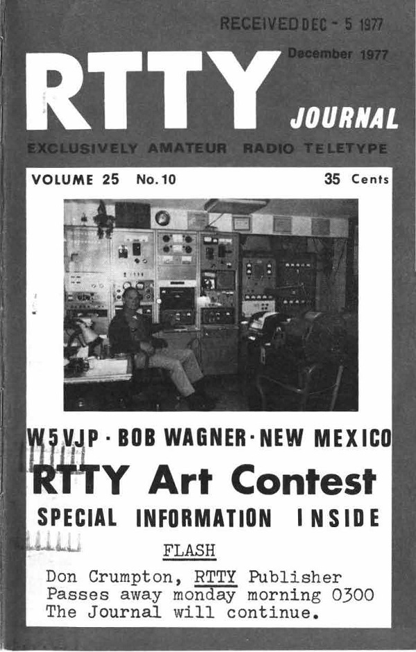 W5VJP - Robert G. 'Bob' Wagner W5VJP - Robert G. 'Bob' Wagner