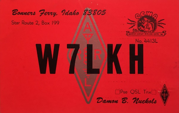 W7LKH - Damon B. Nuckols