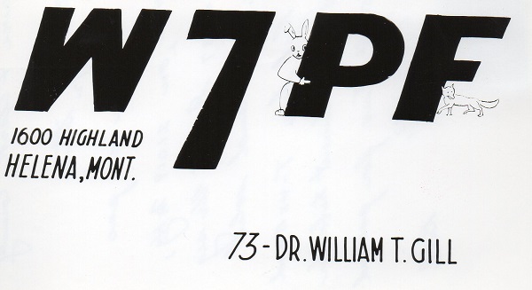 W7PF - William T. Gill