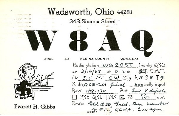 W8AQ - Evertt H. Gibbs