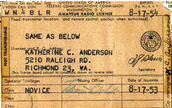 W8DUV - Katherine C. 'Kay' Anderson