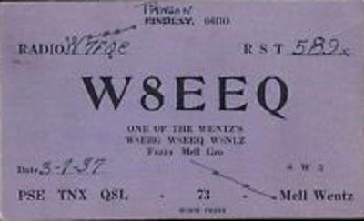 W8EEQ - Fred M. Wentz