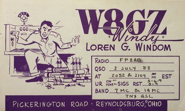 W8GZ - Loren G. 'Windy' Windom W8GZ - Loren G. 'Windy' Windom