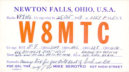W8MTC - Michael Serotko W8MTC - Michael Serotko