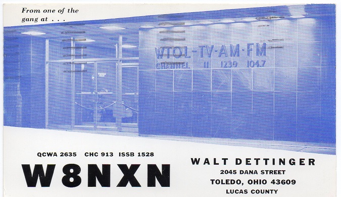 W8NXN - Walter H. Dettinger 