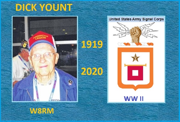 W8RM - Richard H. 'Dick' Yount W8RM - Richard H. 'Dick' Yount