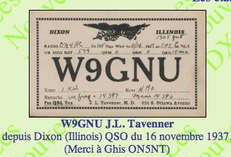 W9KZ - John L. 'Tav' Tavenner W9KZ - John L. 'Tav' Tavenner