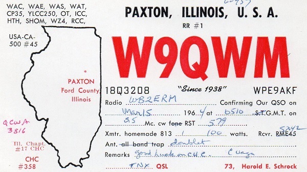 W9QWM - Harold F. Schrock