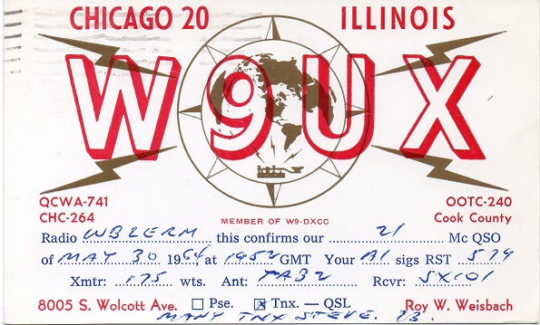 W9UX - Roy W. Weisbach