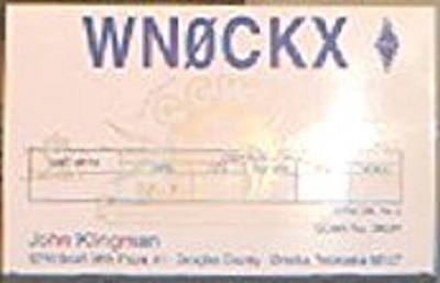 WNØCKX - John A. Klingman