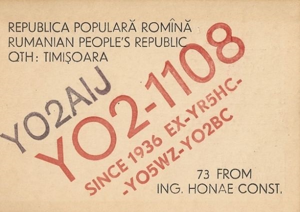 YO2BC - Constantin Honae YO2BC - Constantin Honae