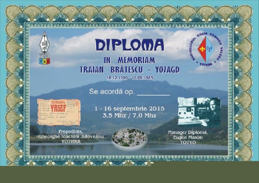 YO7AGD - Traian Bratescu YO7AGD - Traian Bratescu